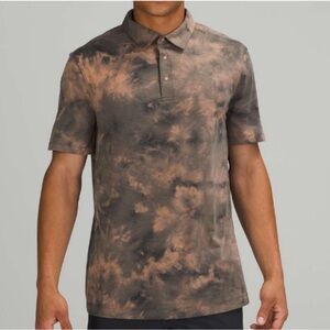Lululemon Evolution Polo Diamond Dye Sedona Sunset Graphite Gray